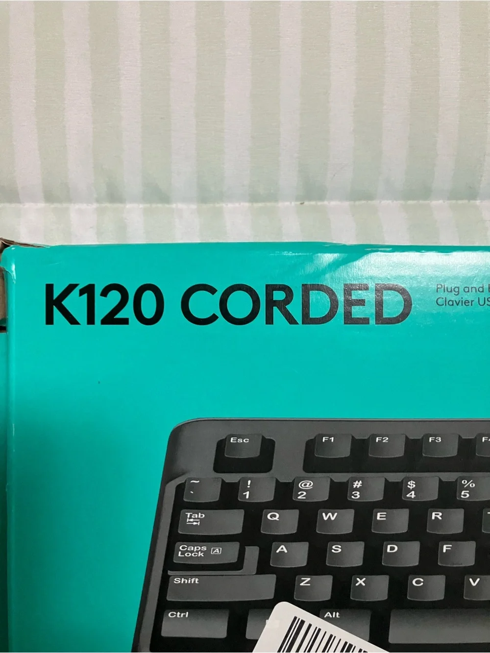 Logitech K120 Corded Keyboard — Black
